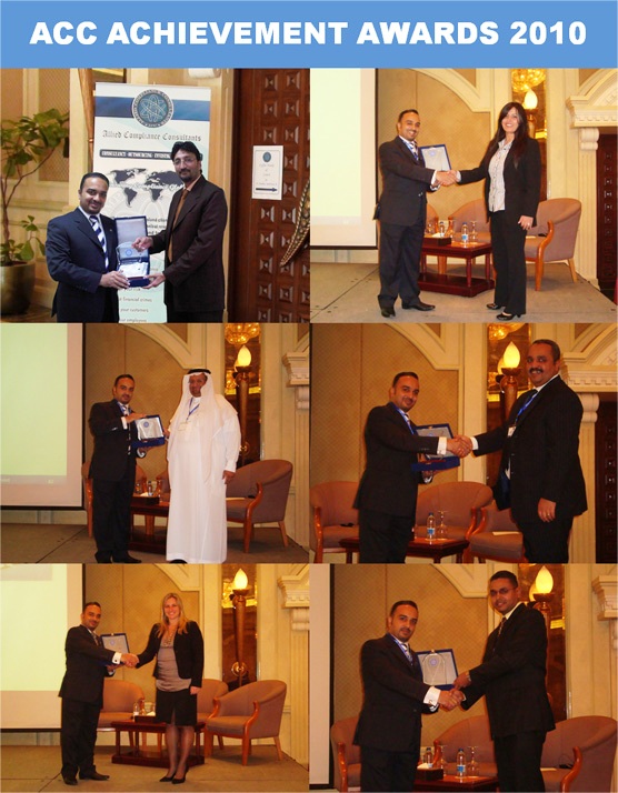 ACC Awards 5 individual Achievers & best compliance financial Institution in 2010
