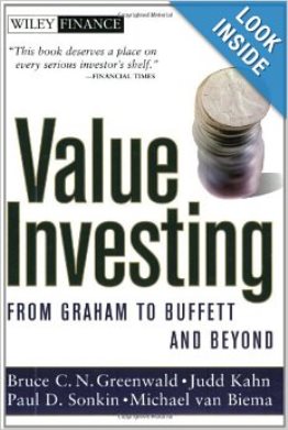 Book of the Month- November 2012: Value Investing