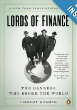 Book of the Month- October 2013: Lords of Finance